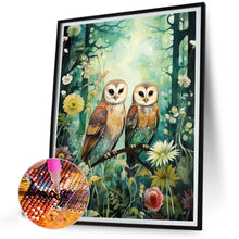 Load image into Gallery viewer, Forest Owl 40*50CM (canvas) Full Round Drill Diamond Painting
