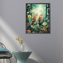 Load image into Gallery viewer, Forest Owl 40*50CM (canvas) Full Round Drill Diamond Painting
