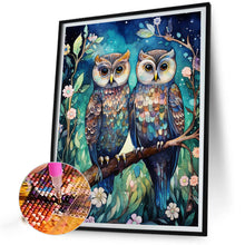 Load image into Gallery viewer, Forest Owl 40*50CM (canvas) Full Round Drill Diamond Painting
