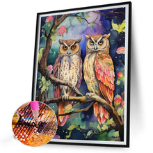 Load image into Gallery viewer, Forest Owl 40*50CM (canvas) Full Round Drill Diamond Painting
