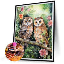 Load image into Gallery viewer, Forest Owl 40*50CM (canvas) Full Round Drill Diamond Painting
