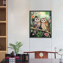 Load image into Gallery viewer, Forest Owl 40*50CM (canvas) Full Round Drill Diamond Painting
