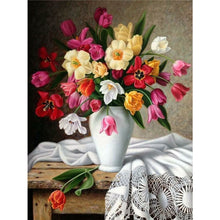 Load image into Gallery viewer, Fresh Bouquet 30*40CM (canvas) Full Round Drill Diamond Painting
