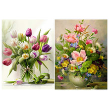 Load image into Gallery viewer, Fresh Bouquet 30*40CM (canvas) Full Round Drill Diamond Painting
