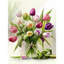 Load image into Gallery viewer, Fresh Bouquet 30*40CM (canvas) Full Round Drill Diamond Painting
