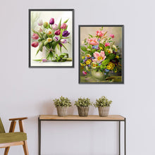 Load image into Gallery viewer, Fresh Bouquet 30*40CM (canvas) Full Round Drill Diamond Painting
