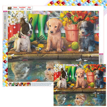 Load image into Gallery viewer, Puppy Party 50*40CM (canvas) Full Square Drill Diamond Painting
