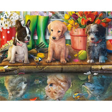 Load image into Gallery viewer, Puppy Party 50*40CM (canvas) Full Square Drill Diamond Painting
