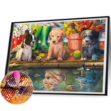 Load image into Gallery viewer, Puppy Party 50*40CM (canvas) Full Square Drill Diamond Painting
