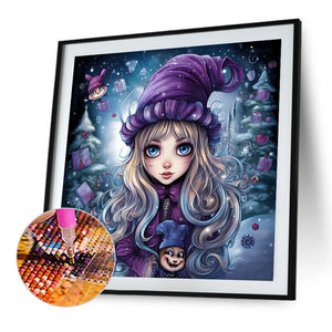 Gift Girl 40*40CM (canvas) Full Square Drill Diamond Painting