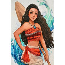 Load image into Gallery viewer, Princess Moana 40*60CM (canvas) Full Round Drill Diamond Painting
