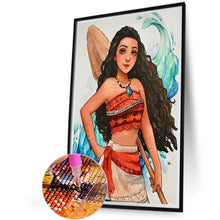 Load image into Gallery viewer, Princess Moana 40*60CM (canvas) Full Round Drill Diamond Painting
