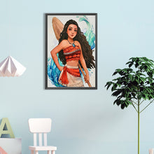 Load image into Gallery viewer, Princess Moana 40*60CM (canvas) Full Round Drill Diamond Painting
