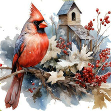 Load image into Gallery viewer, Nordic Cardinal 40*40CM (canvas) Full Round Drill Diamond Painting
