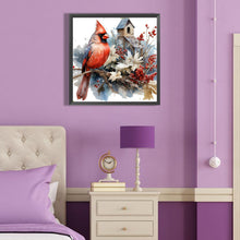 Load image into Gallery viewer, Nordic Cardinal 40*40CM (canvas) Full Round Drill Diamond Painting
