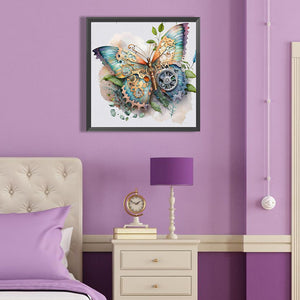 Mechanical Butterfly 40*40CM (canvas) Full Round Drill Diamond Painting