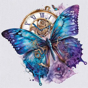 Mechanical Butterfly 40*40CM (canvas) Full Round Drill Diamond Painting