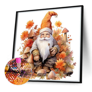 Autumn Mushroom Goblin 40*40CM (canvas) Full Round Drill Diamond Painting