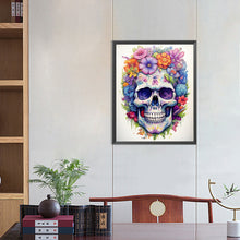 Load image into Gallery viewer, Skull 40*50CM (canvas) Full Round Drill Diamond Painting
