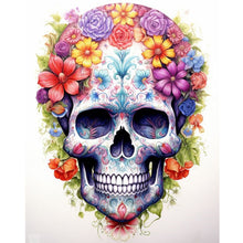 Load image into Gallery viewer, Skull 40*50CM (canvas) Full Round Drill Diamond Painting
