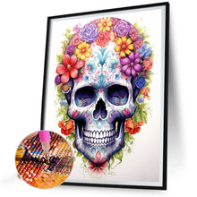 Load image into Gallery viewer, Skull 40*50CM (canvas) Full Round Drill Diamond Painting
