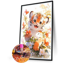 Load image into Gallery viewer, Happy Tiger 40*60CM (canvas) Full Round Drill Diamond Painting
