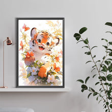 Load image into Gallery viewer, Happy Tiger 40*60CM (canvas) Full Round Drill Diamond Painting
