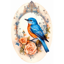 Load image into Gallery viewer, Bluebird On Flower 40*60CM (canvas) Full Round Drill Diamond Painting
