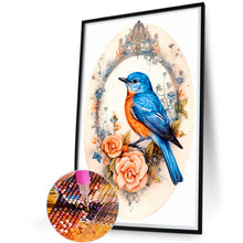 Load image into Gallery viewer, Bluebird On Flower 40*60CM (canvas) Full Round Drill Diamond Painting
