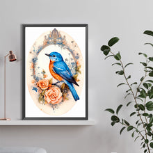 Load image into Gallery viewer, Bluebird On Flower 40*60CM (canvas) Full Round Drill Diamond Painting
