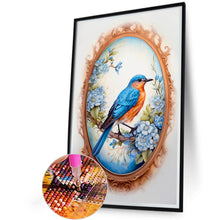 Load image into Gallery viewer, Bluebird In Front Of Painting 40*60CM (canvas) Full Round Drill Diamond Painting
