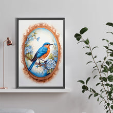 Load image into Gallery viewer, Bluebird In Front Of Painting 40*60CM (canvas) Full Round Drill Diamond Painting
