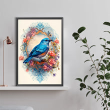 Load image into Gallery viewer, Bluebird In Flower 40*60CM (canvas) Full Round Drill Diamond Painting
