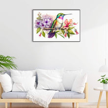 Load image into Gallery viewer, Hummingbird On Flower Branch 60*40CM (canvas) Full Round Drill Diamond Painting
