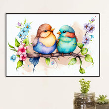 Load image into Gallery viewer, Parrot On Flower Branch 60*40CM (canvas) Full Round Drill Diamond Painting
