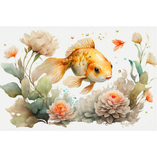 Load image into Gallery viewer, Goldfish In Water 60*40CM (canvas) Full Round Drill Diamond Painting
