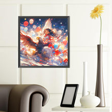 Load image into Gallery viewer, Eagle And Girl 40*40CM (canvas) Full Round Drill Diamond Painting
