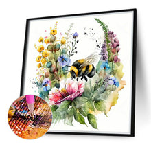 Load image into Gallery viewer, Bee 40*40CM (canvas) Full Round Drill Diamond Painting
