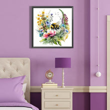 Load image into Gallery viewer, Bee 40*40CM (canvas) Full Round Drill Diamond Painting
