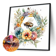 Load image into Gallery viewer, Bee 40*40CM (canvas) Full Round Drill Diamond Painting
