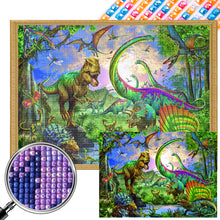 Load image into Gallery viewer, Dinosaur Paradise 55*40CM (canvas) Full Square AB Drill Diamond Painting
