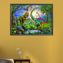 Load image into Gallery viewer, Dinosaur Paradise 55*40CM (canvas) Full Square AB Drill Diamond Painting
