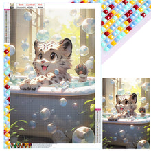 Load image into Gallery viewer, Bubbles And White Tiger 40*60CM (canvas) Full Square Drill Diamond Painting
