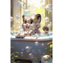 Load image into Gallery viewer, Bubbles And White Tiger 40*60CM (canvas) Full Square Drill Diamond Painting
