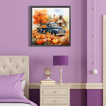 Load image into Gallery viewer, Autumn Pumpkin Vintage Car 40*40CM (canvas) Full Round Drill Diamond Painting
