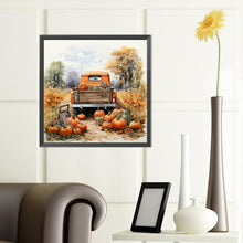 Load image into Gallery viewer, Autumn Pumpkin Vintage Car 40*40CM (canvas) Full Round Drill Diamond Painting
