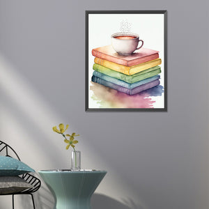 Bookstore Art 40*50CM (canvas) Full Round Drill Diamond Painting