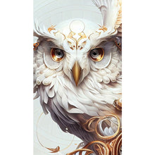 Load image into Gallery viewer, Metal Owl 40*70CM (canvas) Full Round AB Drill Diamond Painting
