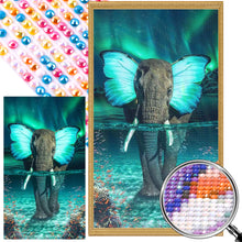 Load image into Gallery viewer, Butterfly Elephant 40*70CM (canvas) Full Round AB Drill Diamond Painting
