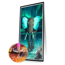 Load image into Gallery viewer, Butterfly Elephant 40*70CM (canvas) Full Round AB Drill Diamond Painting
